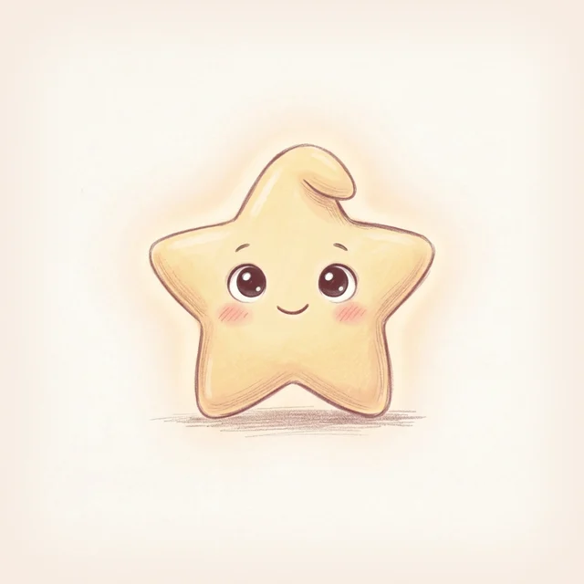 Wink, a plump little yellow star